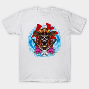 Samurai Skull 02 T-Shirt